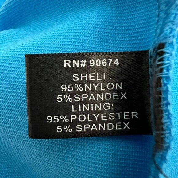 Boston Proper Women’s Halter Tie Neck Turquoise Sheath Dress Short Medium New - Picture 8 of 9